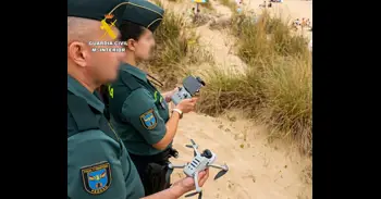 Identificado un piloto y un dron en la zona restringida de un punto de observación en Valdearenas