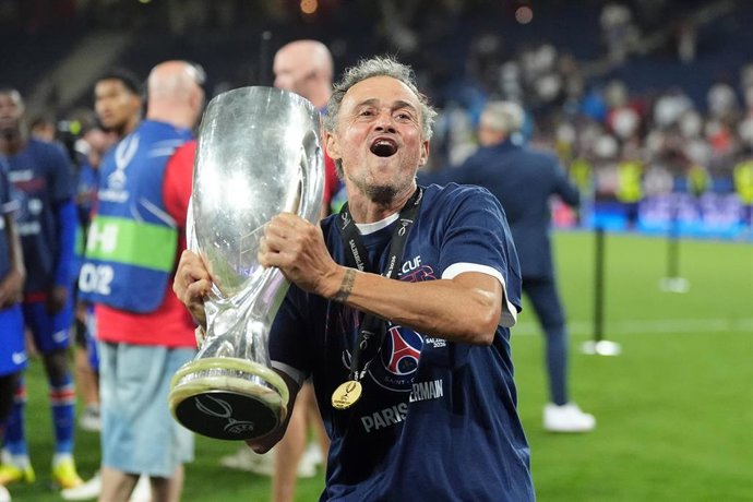 Luis Enrique, entrenador del Paris Saint-Germain.