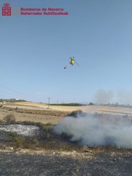 Imagen del incendio