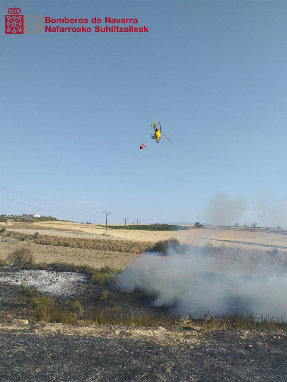 Imagen del incendio