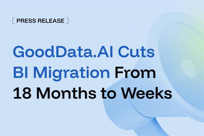 GoodData.AI reduce de 18 meses a semanas la migración de BI