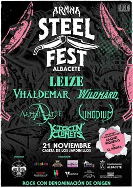 Cartel del I Festival ARMMA Steel Fest.