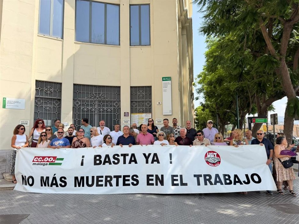 UGT y CCOO tras la muerte de un trabajador en Tolox