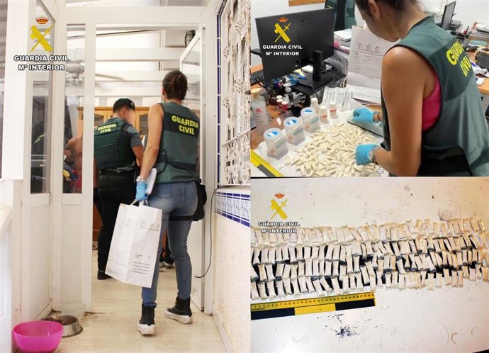 La Guardia Civil detiene en Mazarrón a un hombre acusado de amenazas y tráfico de drogas