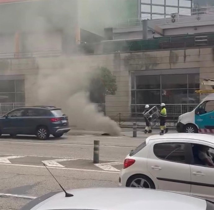 Avería en una línea de media tensión en Vigo.