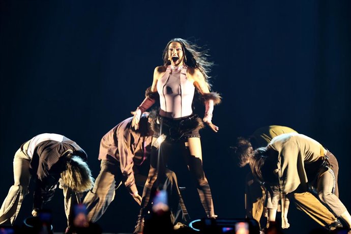Archivo - Dara, de Bulgaria, interpreta la canción "Bangaranga" sobre el escenario durante la final de la 70.ª edición del Festival de la Canción de Eurovisión (ESC) en el Wiener Stadthalle.