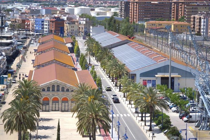 Imagen virtual de la planta fotovoltaica del Port de Tarragona