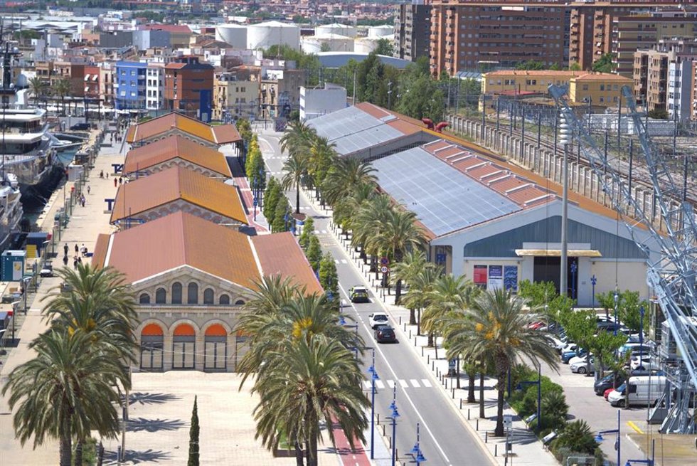 Imagen virtual de la planta fotovoltaica del Port de Tarragona