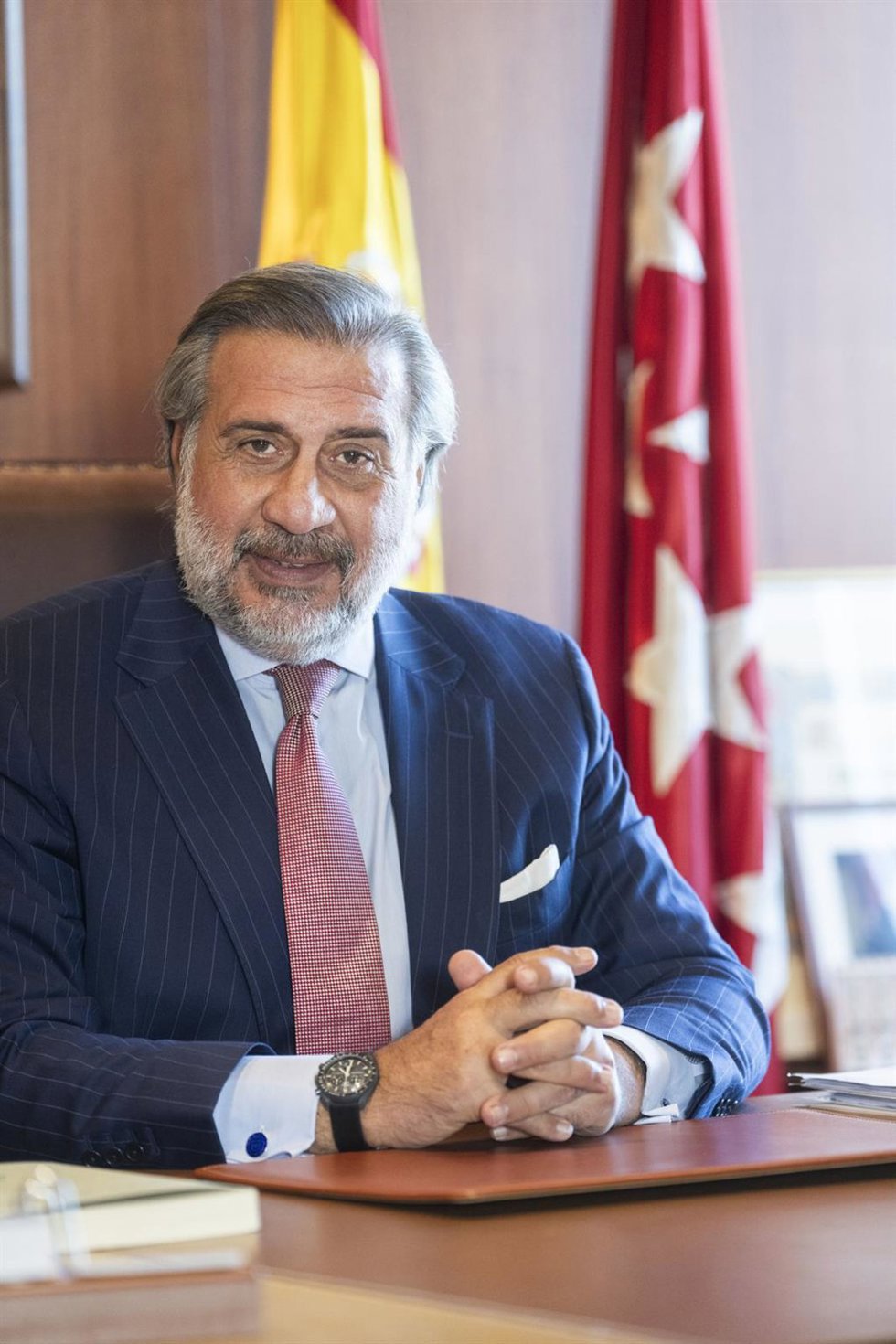 Archivo - El presidente de la Cámara de Comercio de Madrid, Angel Asensio