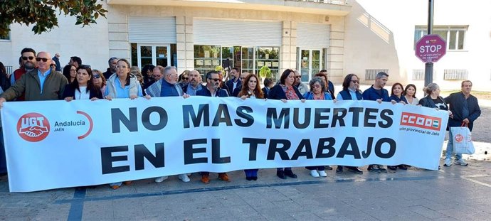 Archivo - Concentración contra la siniestralidad laboral/Archivo