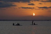 Cartagena disfrutó del eclipse solar en una jornada marcada por la normalidad