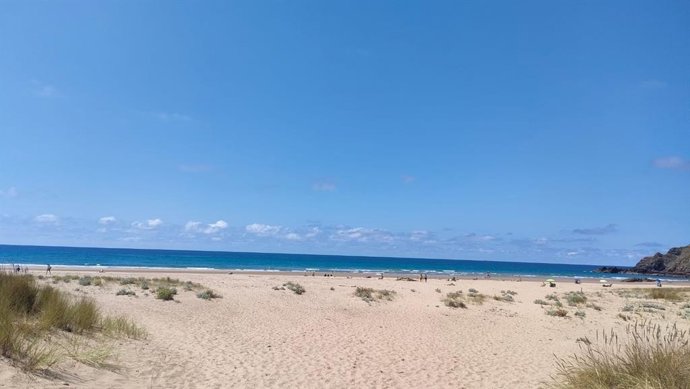 Playa de Xagó en Asturias.
