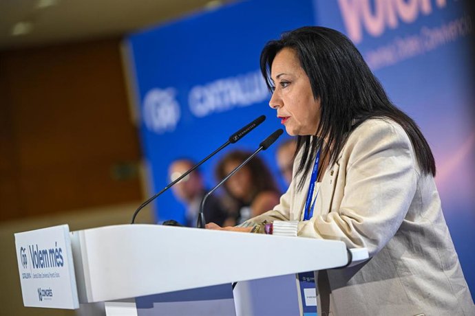 Archivo - La presidenta provincial del PP en Tarragona, Maria Mercè Martorell, en una imagen de archivo