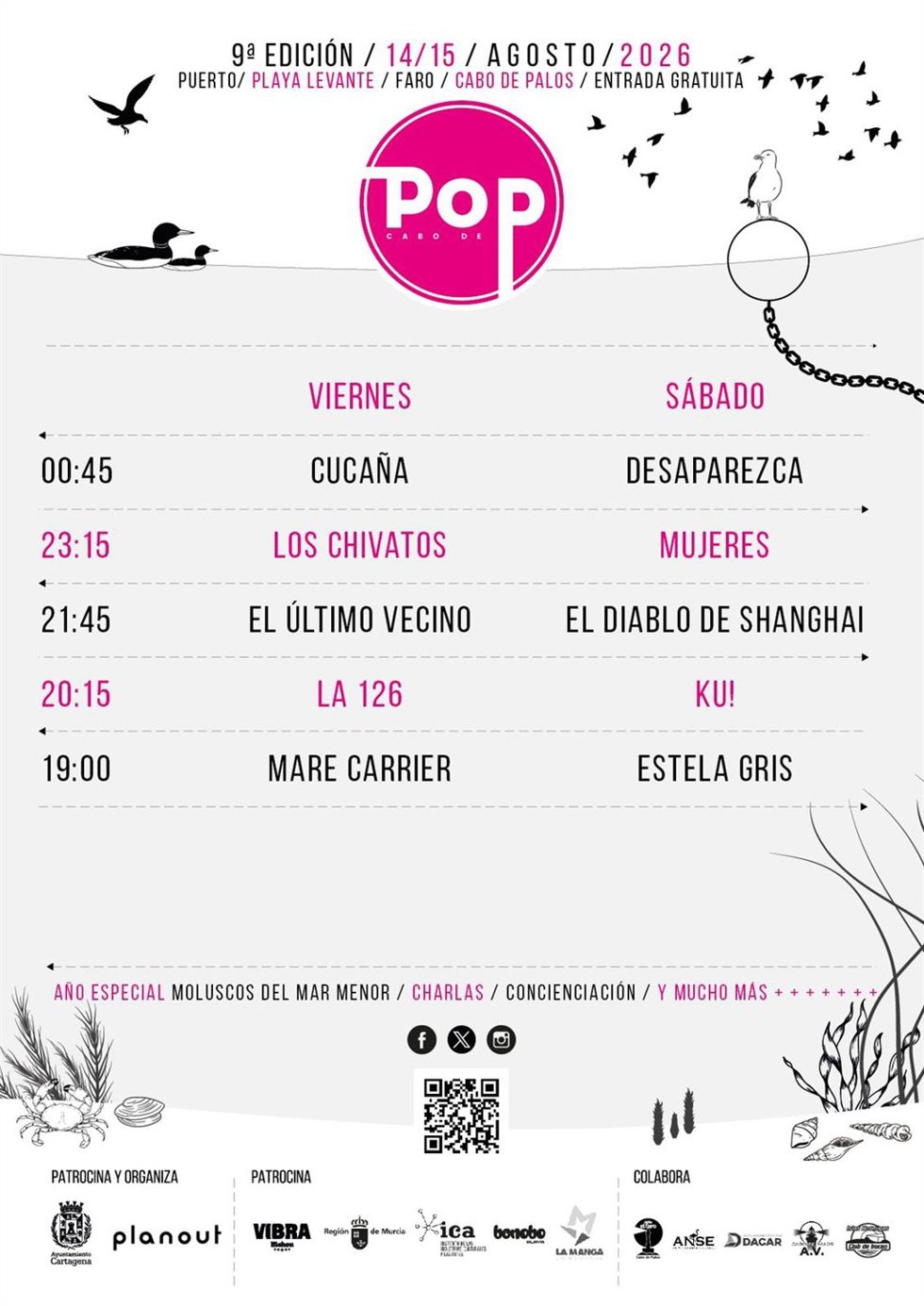 Cartagena acoge este fin de semana Cabo de Pop, un festival de música independiente gratuito