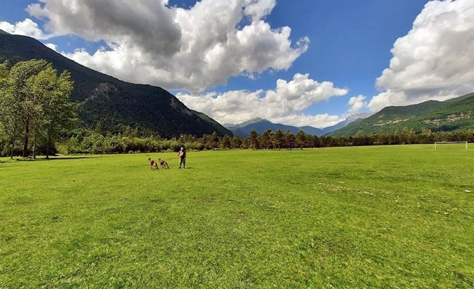 Los Llanos de Planduviar, en Broto (Huesca).