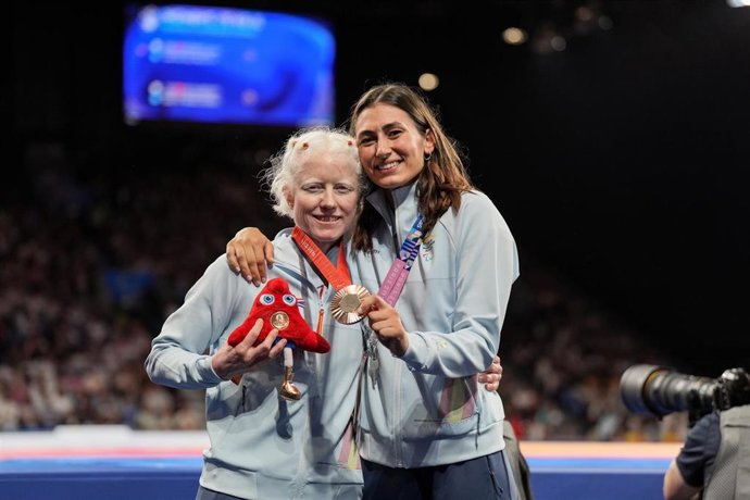 Archivo - Marta Arce, con su medalla de bronce en Paris 2024