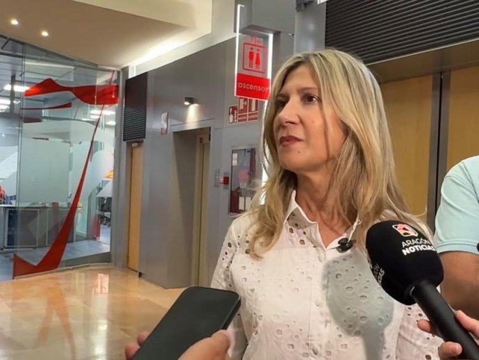 La vicepresidenta del Gobierno de Aragón, Mar Vaquero.