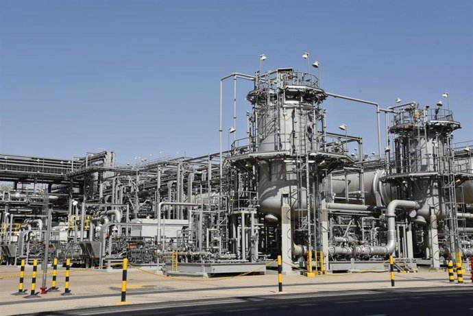 Archivo - Vista del polígono industrial del gigante petrolero saudí Aramco en Dammam, Arabia Saudí