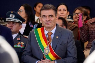 El presidente de Bolivia, Rodrigo Paz 