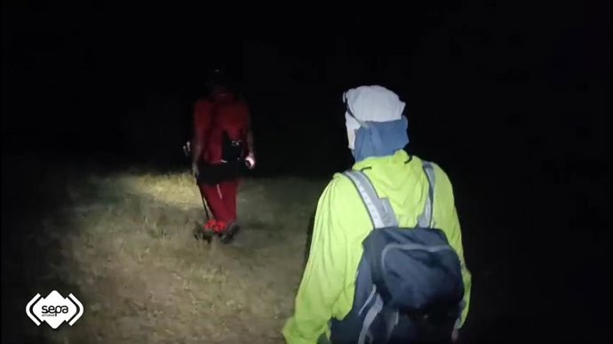 Rescate de montaña en Ponga.