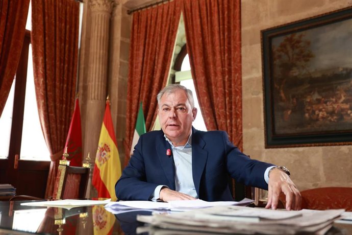 El alcalde de Sevilla, José Luis Sanz, en una entrevista con Europa Press