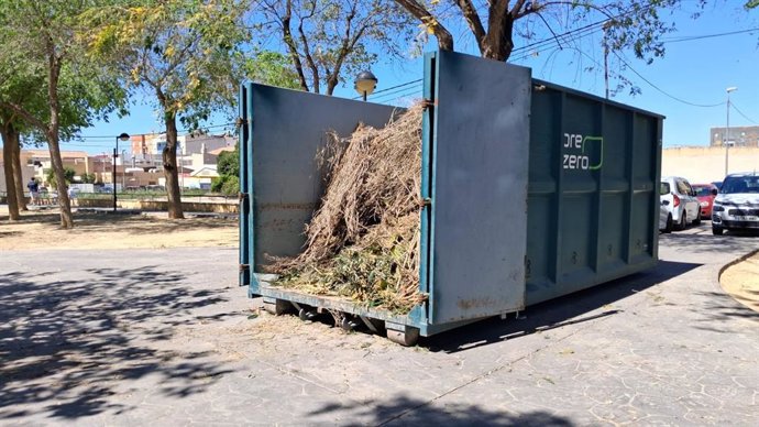 Murcia recoge 147 toneladas de restos de poda agrícola durante el primer semestre