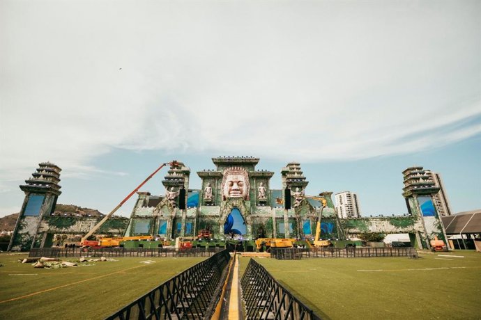 Medusa Festival desvela su escenario principal, de 27 metros e inspirado en un templo hinduista de Camboya