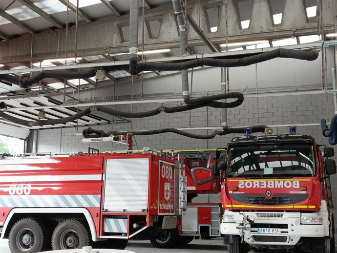 Archivo - Parque de Bomberos de Gijón.