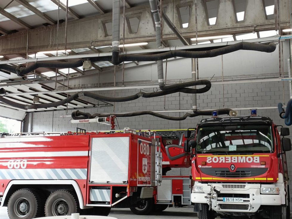 Archivo - Parque de Bomberos de Gijón.