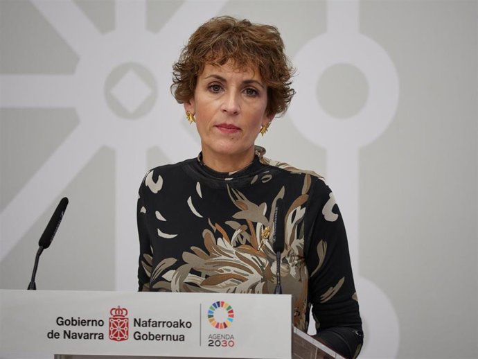 Archivo - La presidenta de Navarra, María Chivite, en una imagen de archivo.