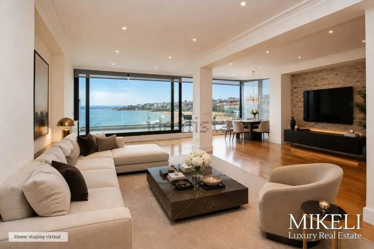 Un piso a la venta por 3,1 millones en El Sardinero, el de lujo más visitado en verano según idealista