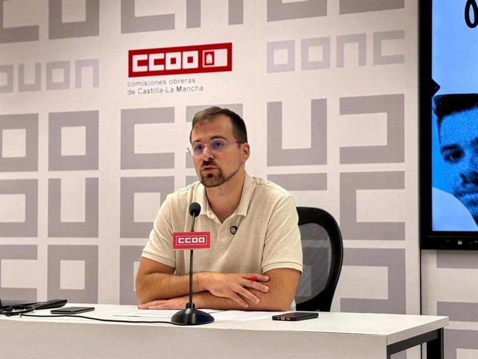 El secretario de empleo, formación y migraciones de CCOO Castilla-La Mancha, Juan Carlos del Puerto.