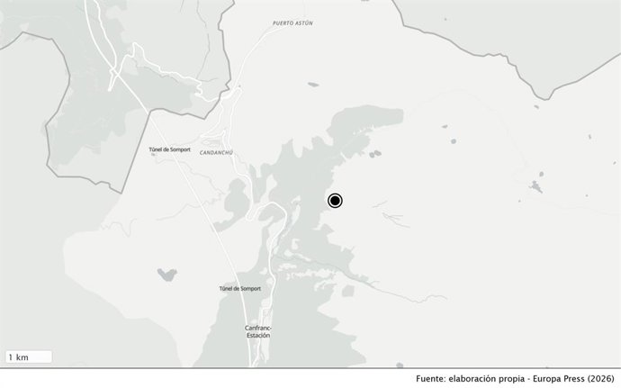 Localização do Desfiladeiro de Chiniprés.