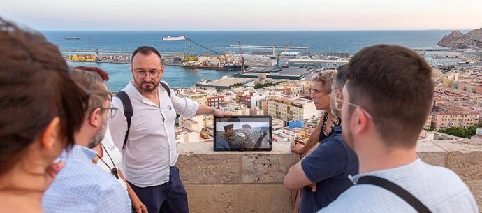 Experiencia Lorens en Almería - (Imágenes de “Patton” durante la visita a la Alcazaba)