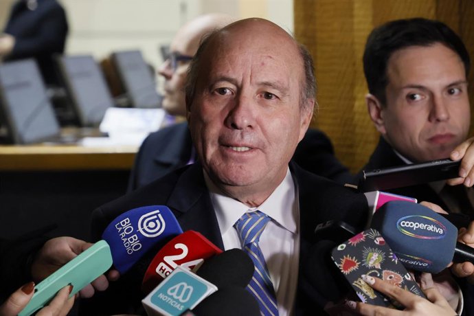 Valparaiso, 12 de agosto 2026 Punto de prensa del ministro de Hacienda Jorge Quiroz en el Senado  Sebastian Cisternas/Aton Chile
