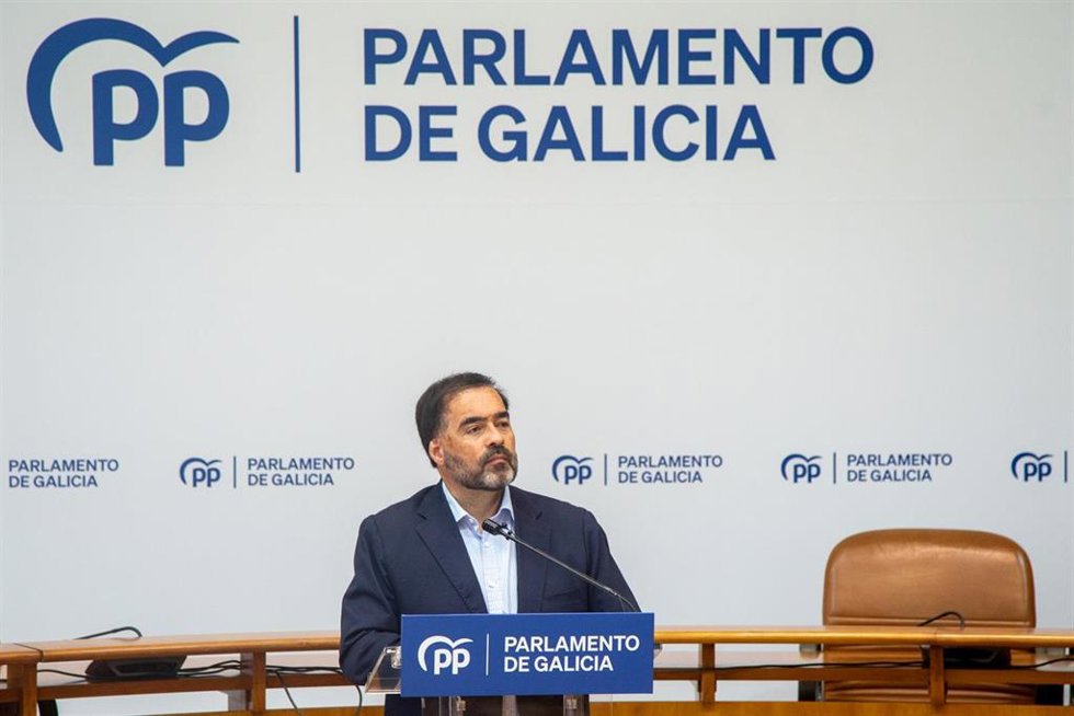 Pazos, en rueda de prensa.