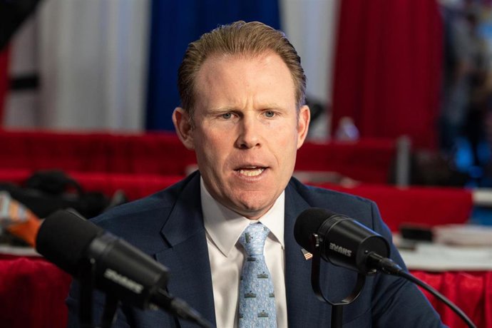Archivo - Andrew Giuliani, durante una conferencia.