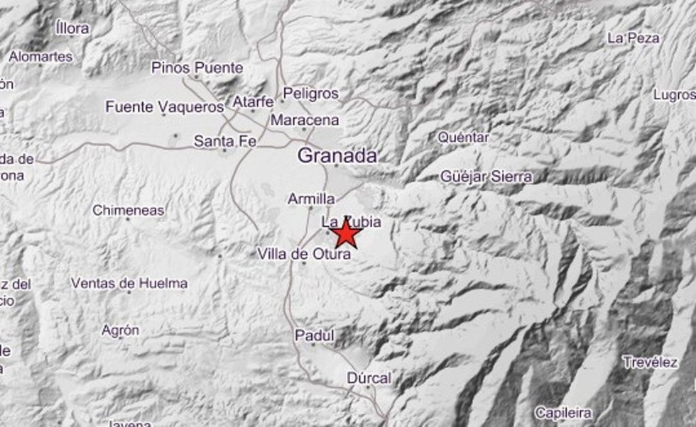 Terremoto de 3,7 con epicentro en La Zubia ampliamente sentido en Granada y su área metropolitana. A 14 de agosto de 2026.