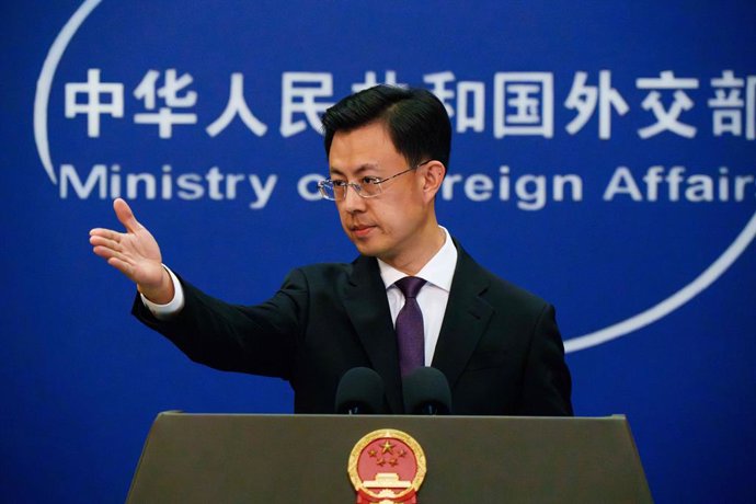 Archivo - Arquivo - CHINA, PEQUIM - 23 DE OUTUBRO DE 2025: O porta-voz do Ministério das Relações Exteriores da China, Guo Jiakun, realiza uma coletiva de imprensa no Ministério das Relações Exteriores da China