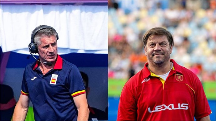 Carlos García Cuenca y Max Caldas, seleccionadores de hockey hierba
