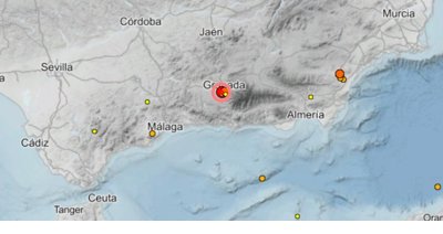 Andalucía activa la fase de emergencia ante el riesgo sísmico tras el terremoto de magnitud 5 con epicentro en Alhendín
