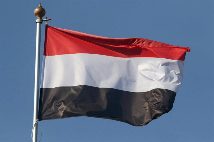 Archivo - Bandera de la República de Yemen