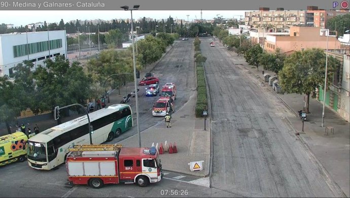 El accidente mortal ha tenido lugar en San Jerónimo, a la altura de la glorieta Rugby.