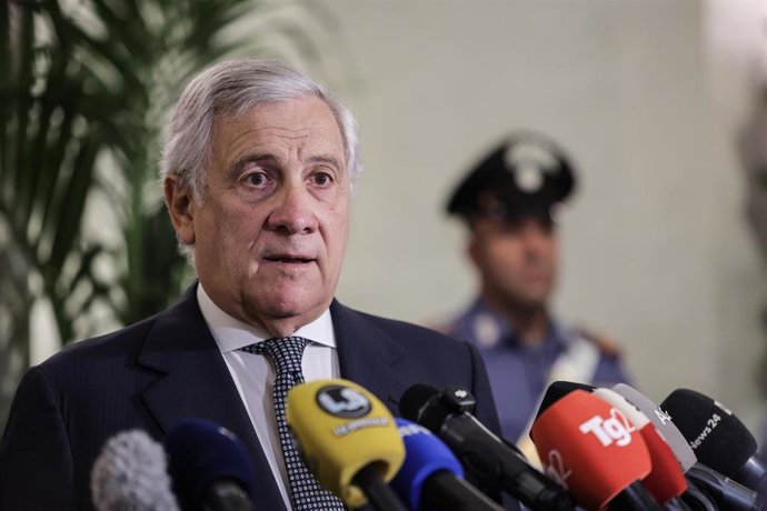 El ministro de Exteriores italiano, Antonio Tajani
