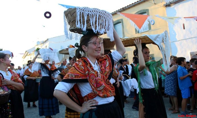 Archivo - Festividad de 'La Frenda' de Santiago de Alcántara.