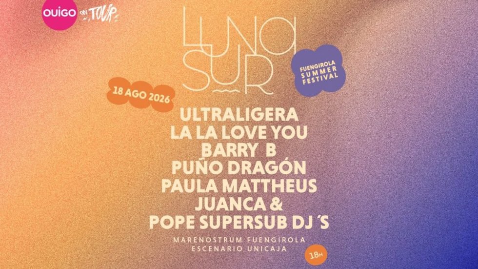 Cartel del festival Luna Sur 2026