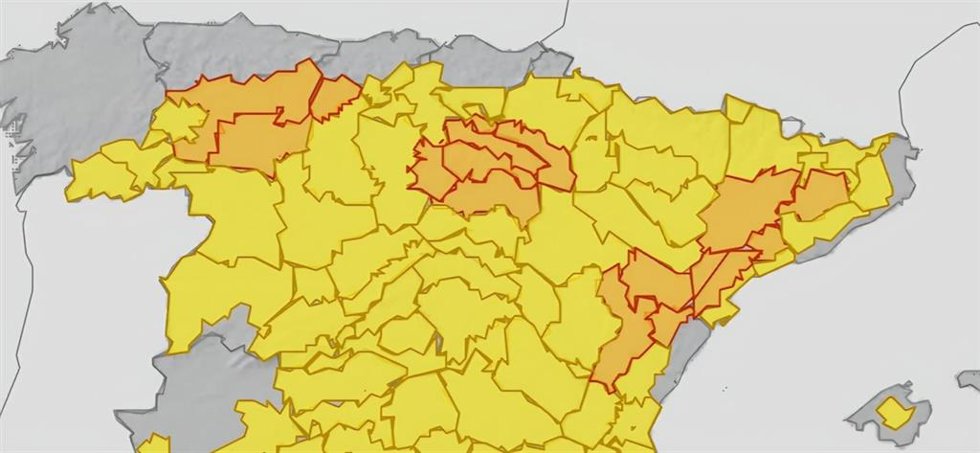La CHE advierte de crecidas "puntuales y súbitas" en la Cuenca del Ebro ante la previsión de lluvias intensas