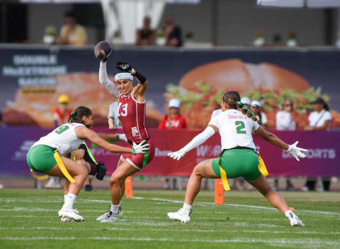España se despide en cuartos ante México de sus opciones en el Mundial femenino de flag football