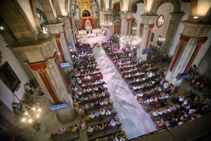 Eucaristía con motivo del día grande de la Patrona de Canarias, la Virgen de Candelaria (Tenerife)