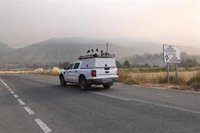 Aragón envía un 'ES-ALERT' para que no se hagan actividades en zonas forestales próximas al incendio de Riglos